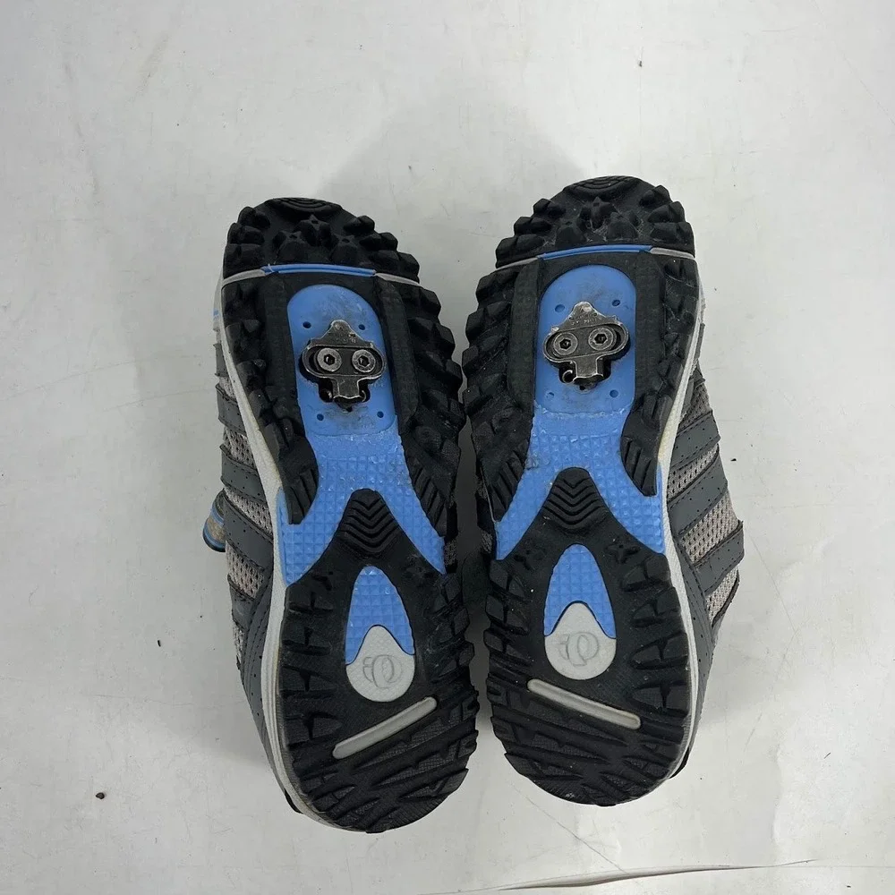 Pearl Izumi Drift W Womens Mountain Bike Spin Shoes Grey Blue 5788 EUR 40 US 8.5